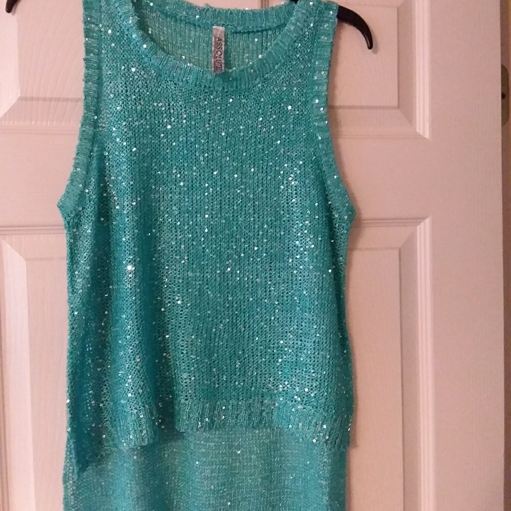 Sparkly sweater vest